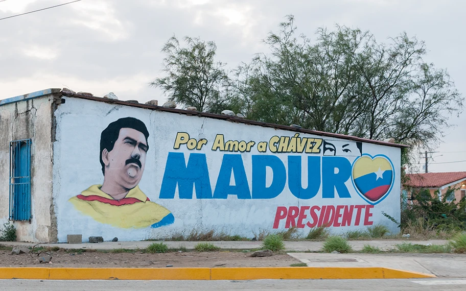 Propaganda für Maduro in Veuezuela.