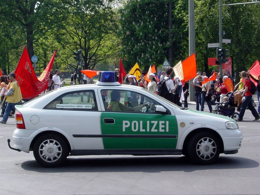 1.-Mai-Demonstration in Berlin in 2005.