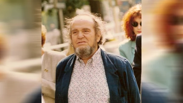 Der italienische Filmregisseur Marco Ferreri am Filmfestival von Cannes, 1991.