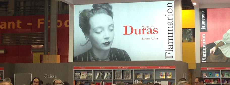Marguerite Duras, Salon du livre de Paris.