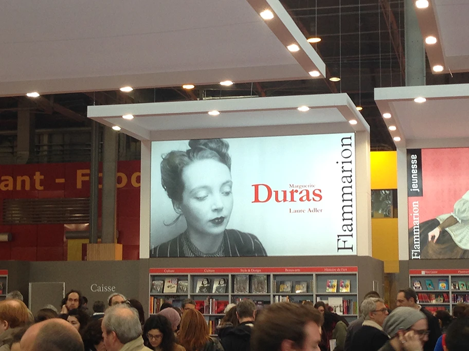 Marguerite Duras, Salon du livre de Paris.