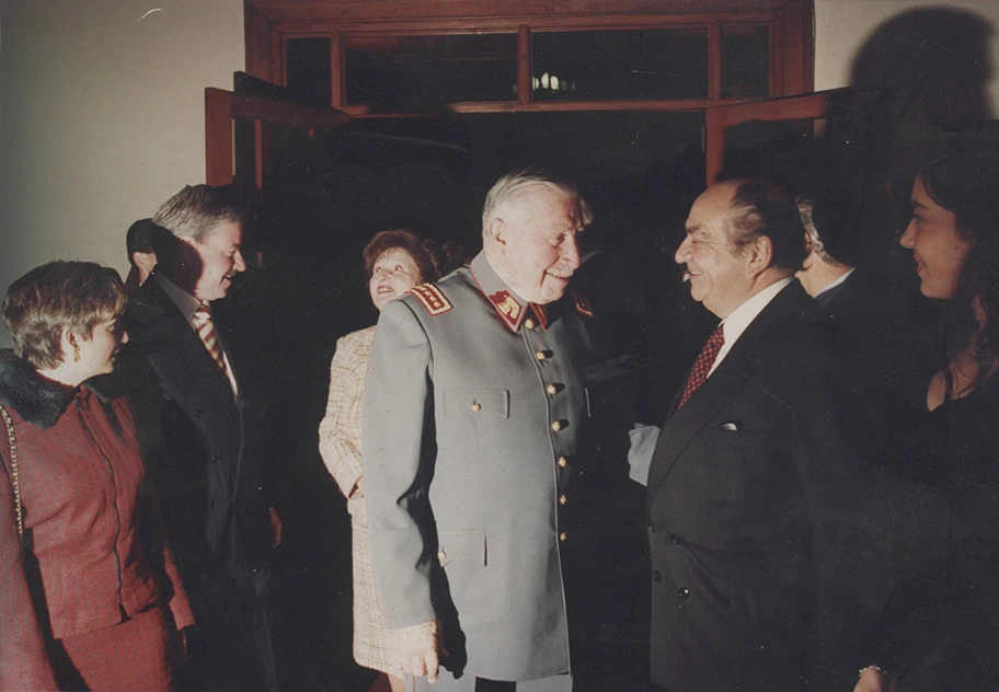 Augusto Pinochet mit Mario Arnello.