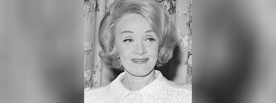 Marlene Dietrich in Holland, Oktober 1963.