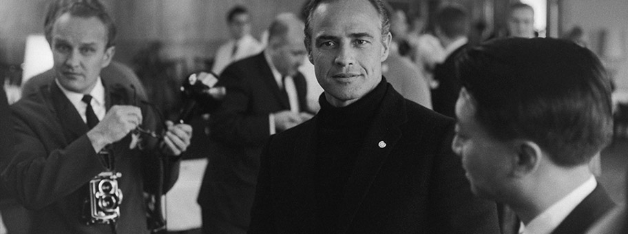 Marlon Brando während seines Besuchs in Finnland, Oktober 1967.