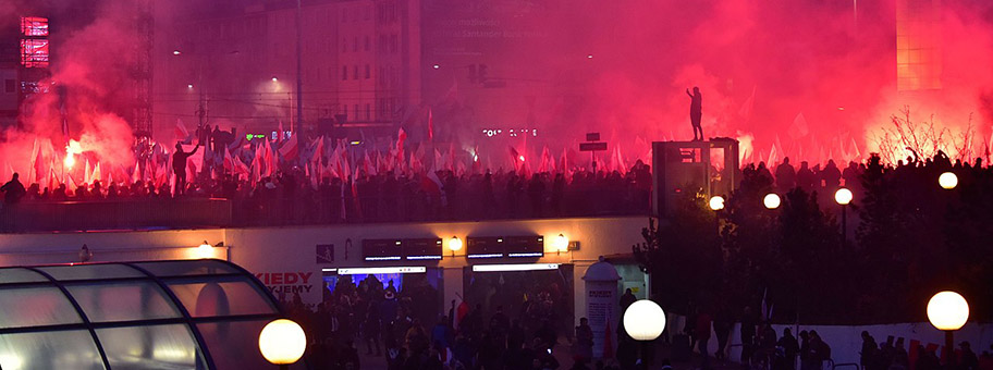Unabhängigkeitsmarsch in Warschau, November 2018.