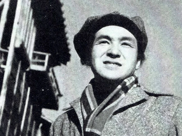 Der japanische Filmregisseur Masaki Kobayashi, 1953.