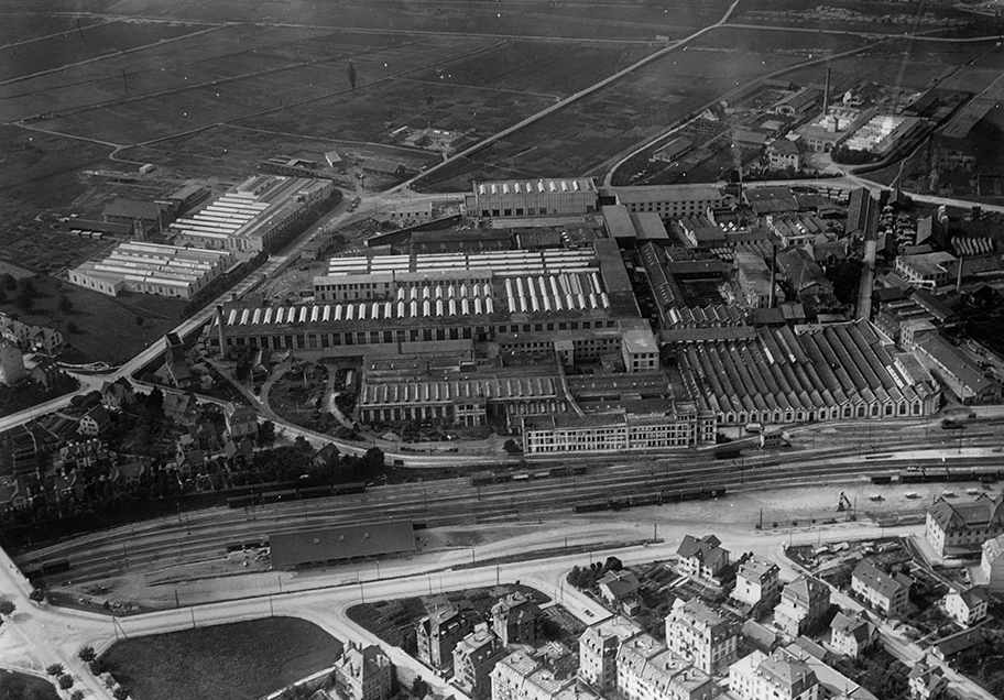 Auch die Werkzeugmaschinenfabrik Oerlikon-Bührle (hier zwischen 1918 und 1937) gehörte zum Portfolio der Finck-Dynastie.