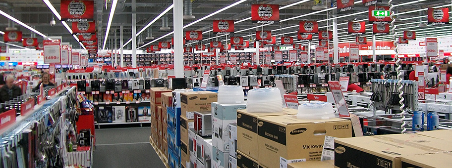 Filiale der Media Markt-Kette.