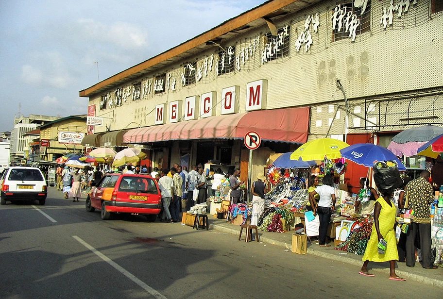 Melcom Markt in der ghanaischen Hauptstadt Accra.