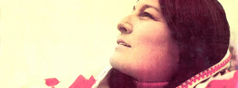 Mercedes Sosa in Argentinien, 1972.