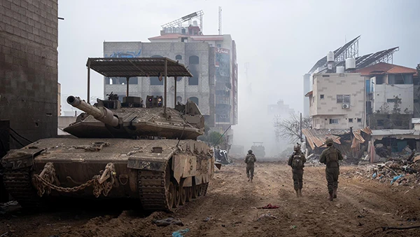 Israelische Soldaten im Gaza Streifen, März 2024.