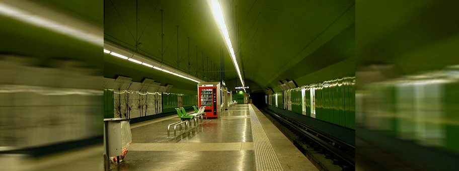 Metro-Station in Marseille.