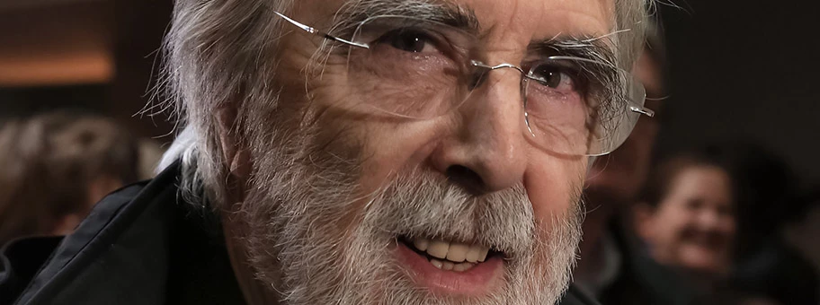 Michael Haneke bei der Österreichpremiere von Das finstere Tal im Gartenbaukino in Wien.