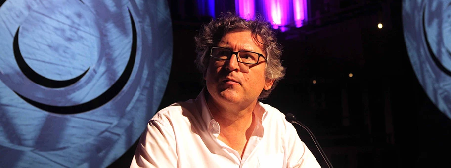 Der französische Philosoph und Schriftsteller Michel Onfray in São Paulo, Januar 2012.