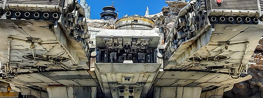 Star WarsWelt im Disneyland.