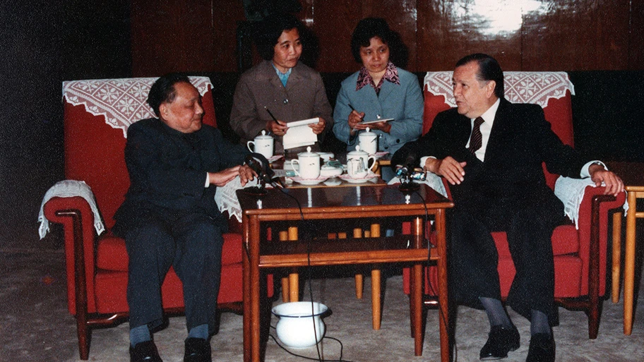 Deng Xiaoping in Peking, April 1981.