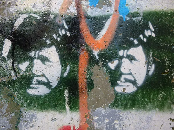 Graffiti von Charles Bronson in Miranda de Ebro (Burgos).