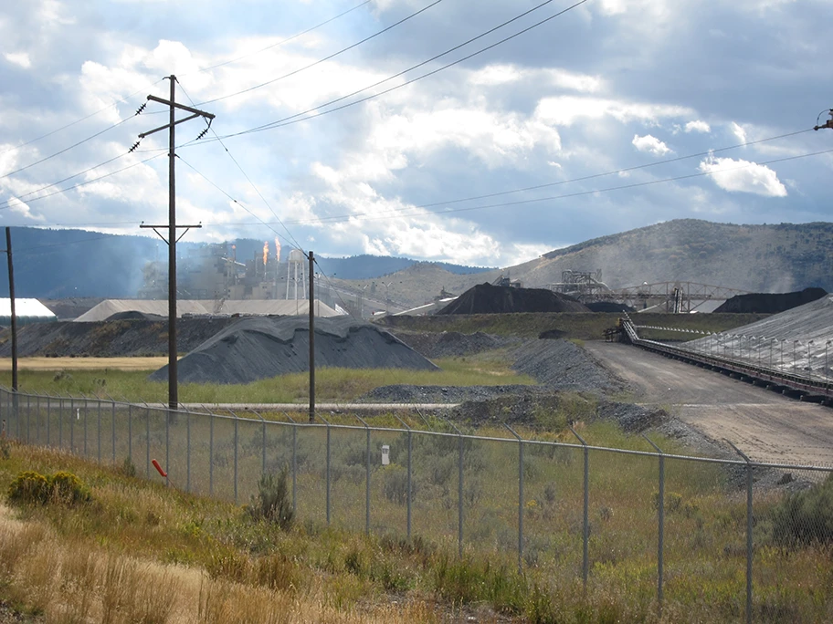 Phosphor-Fabrik von Monsanto in Caribou County, Idaho, USA.