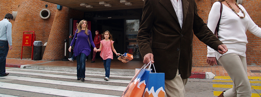 Shopping Mall in Montevideo, Uruguay.