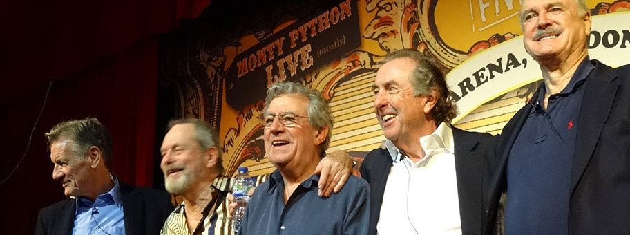 Die  Monty Python Truppe im Juni 2014.