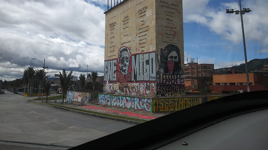 Monumento a Los Héroes (Bogotá), 2021.