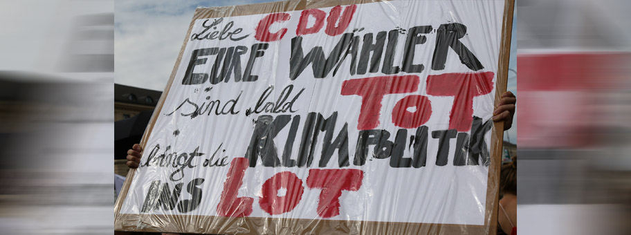 Fridays For Future Demonstration in München, Juli 2019.