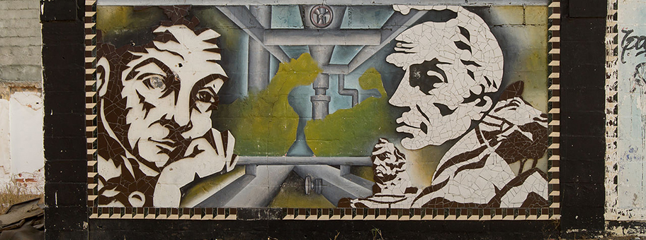 «El Libertador» und seine Ideen sind eine Inspiration für viele lateinamerikanische Linke. Mural zu Ehren von Simon Bolivar in Las Calles de Maracaibo, Venezuela.