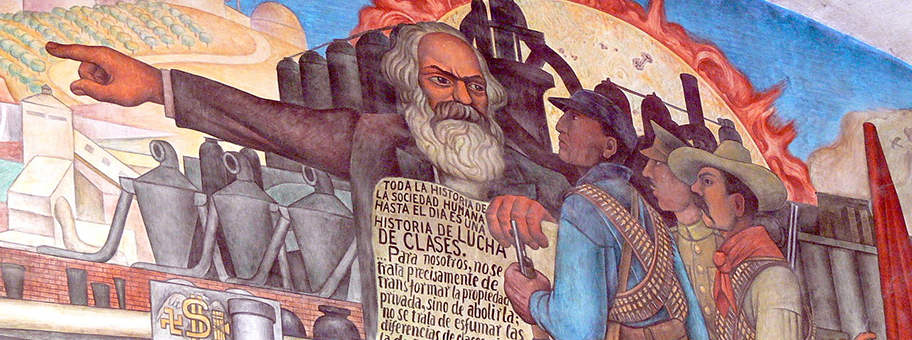 Mexico City - Mural von Diego Rivera.