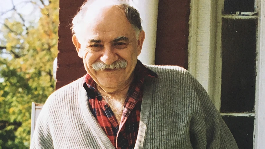 Murray Bookchin in Burlington, 1990.