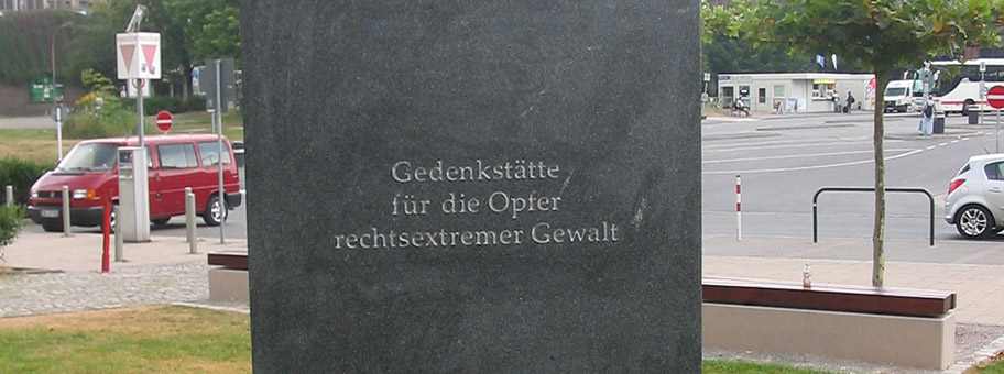 Denkmal für die Opfer des Nationalsozialistischen Untergrunds (NSU) in Dortmund.