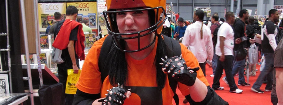 Jonathan E. Cosplay an der New York Comic Con 2014.