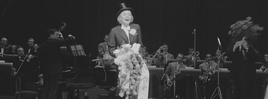 Marlene Dietrich in Amsterdam, Mai 1960.