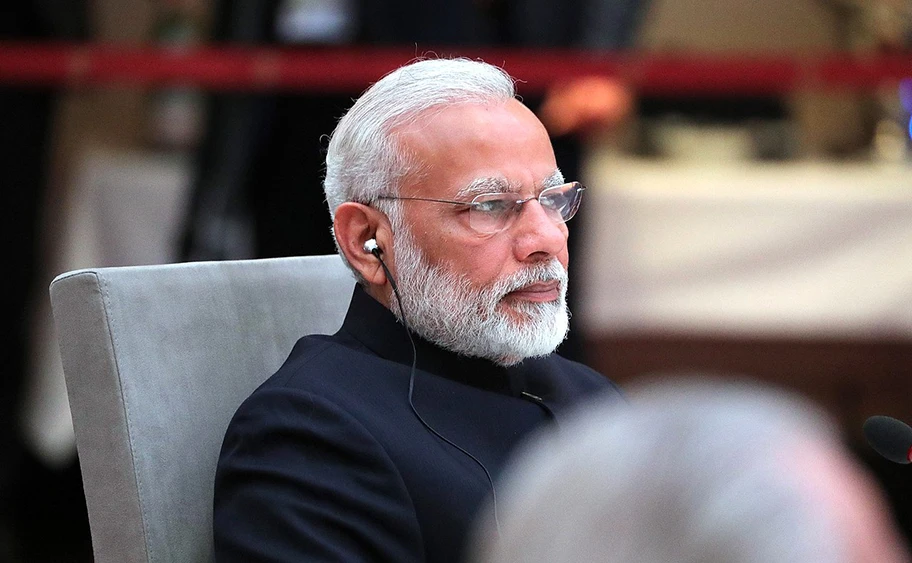 Narendra Modi, amtierender Premierminister Indiens, Juli 2017.