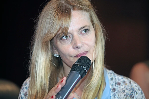 Nastassja Kinski in Jerewan, Armenien, im Juli 2015.