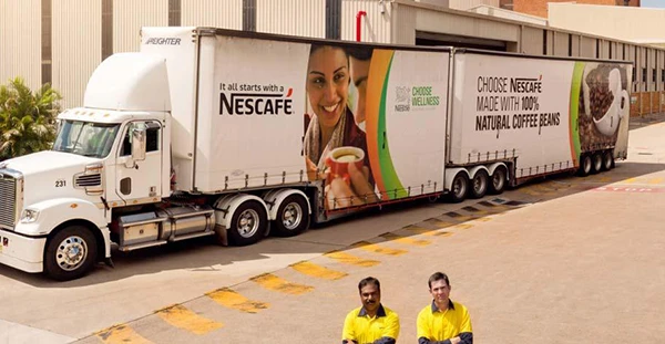 Néscafé Fabrik in Gympie, Australien, Juni 2022.