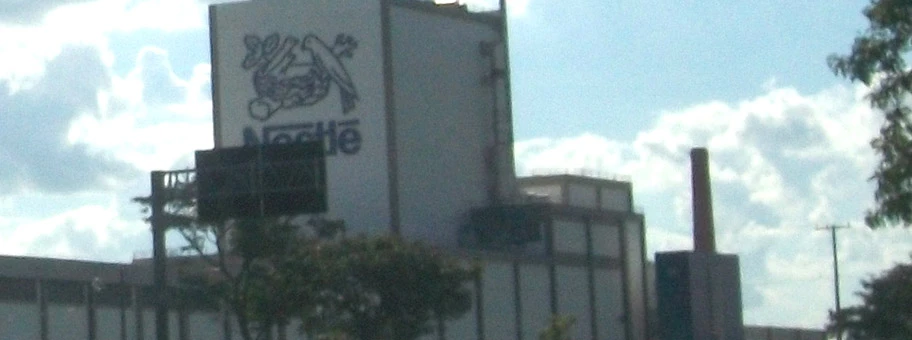Nestlé-Fabrik in Araçatuba, Brasilien.