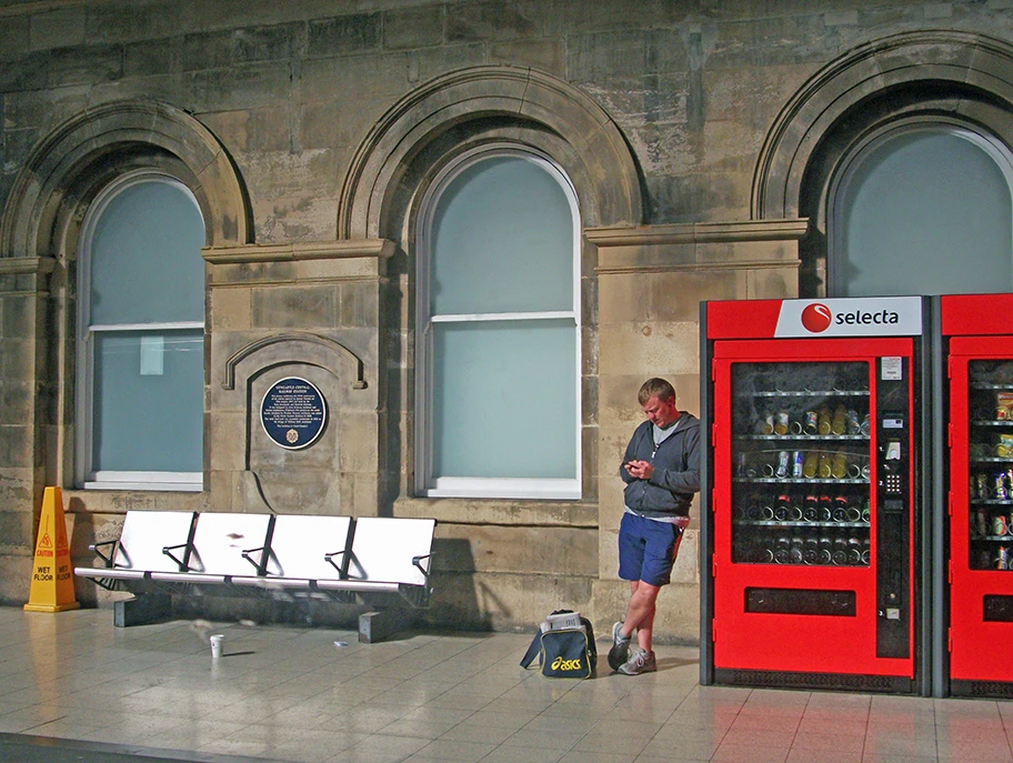 Bahnhof von Newcastle.