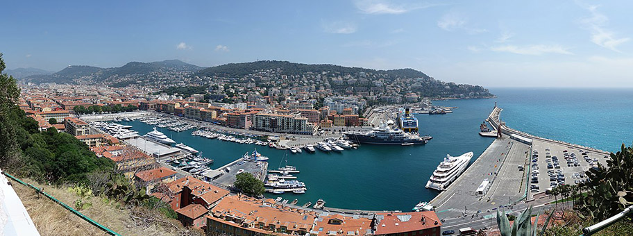 Der Hafen von Nizza.