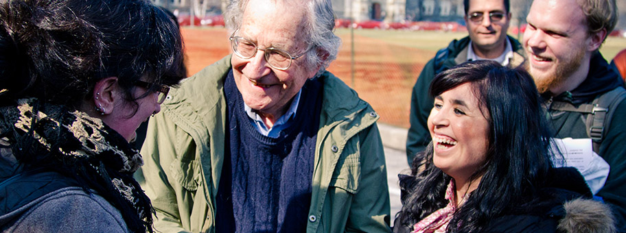 Noam Chomsky in Toronto, Kanada.