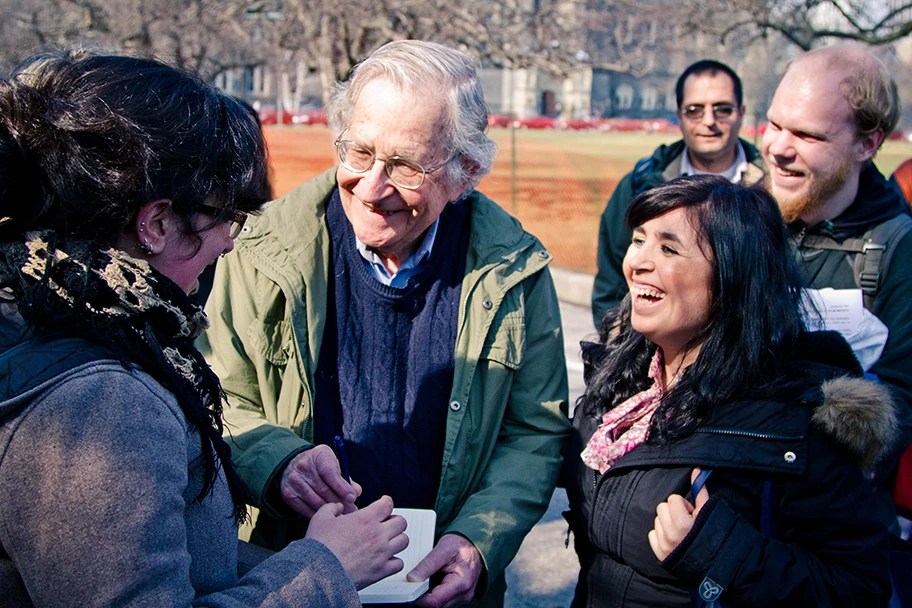 Noam Chomsky in Toronto, Kanada.