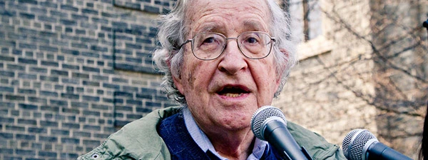 Noam Chomsky in Toronto, Kanada.
