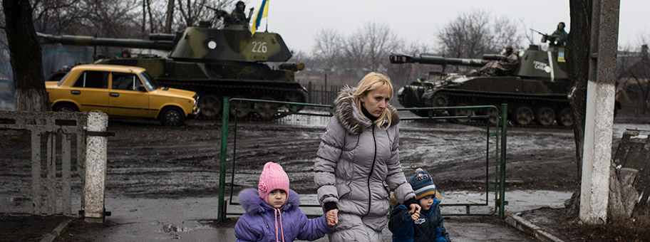 Donbass, 4. März 2015.