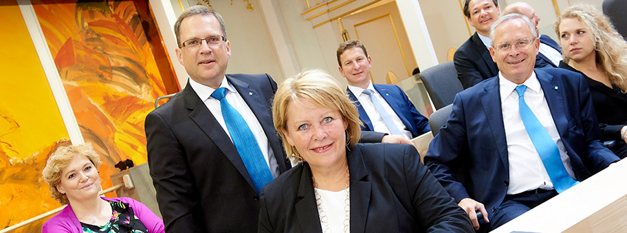 Mitglieder des ÖVP-Klubs, Juni 2018.
