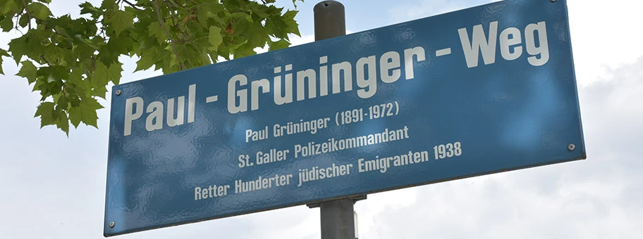 Paul Grüninger-Weg in Zürich-Oerlikon.