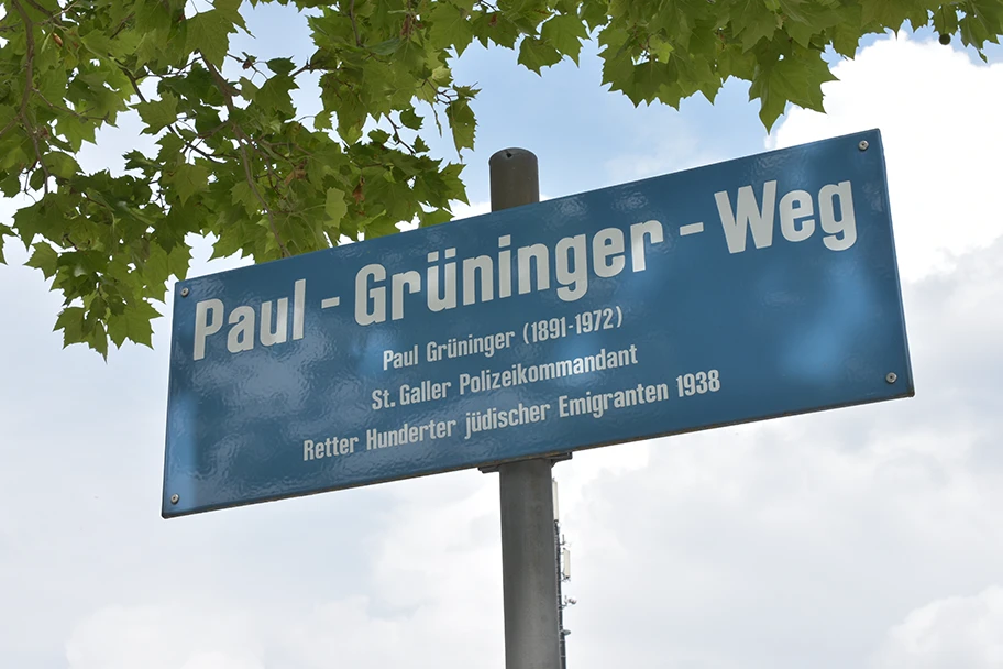 Paul Grüninger-Weg in Zürich-Oerlikon.