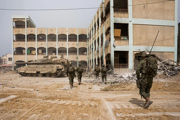 Israelische Soldaten im Gazastreifen, 1. April 2024.
