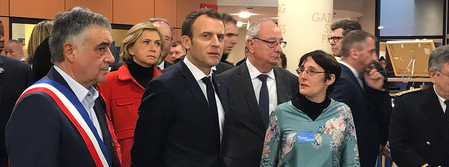 Emmanuel Macron, Februar 2018.