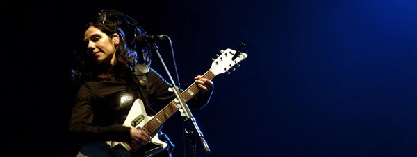 PJ Harvey am «I'll be your mirror» Festival im Alexandra Palace in London, Juli 2011.