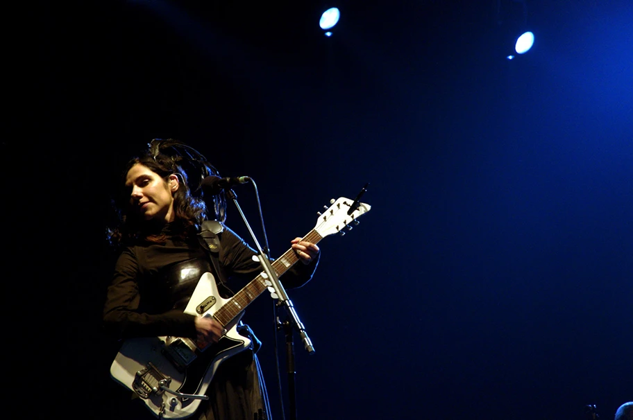 PJ Harvey am «I'll be your mirror» Festival im Alexandra Palace in London, Juli 2011.