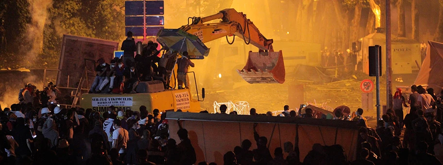 Gezi-Park Proteste am 30. Dezember 2013.